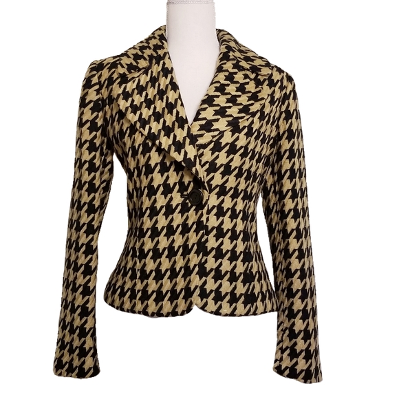 New York & Company Jackets & Blazers - New York and Company Women's Houndstooth Blazer